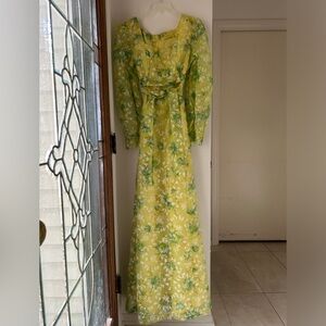 Retro gown from the 1960’s- handmade- size medium